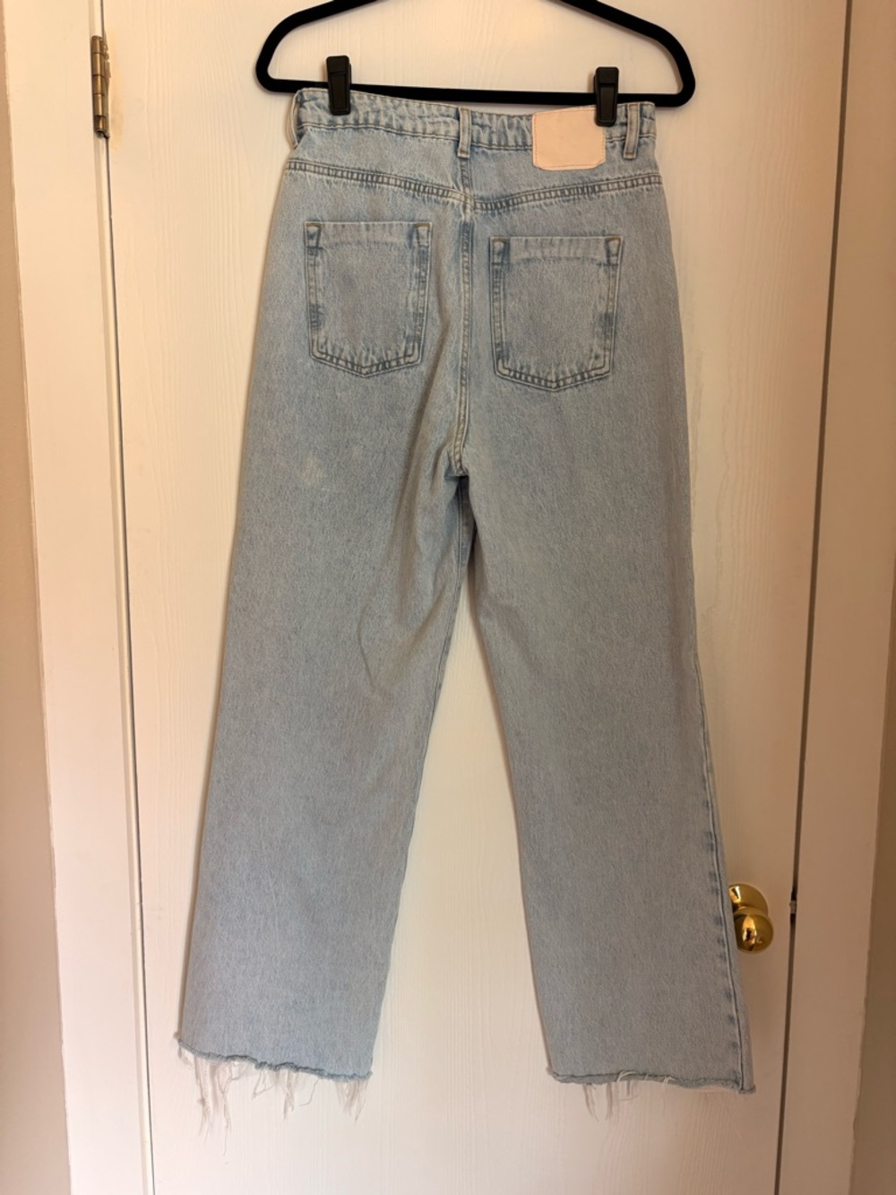 Zara Light Blue Wide-Leg Jeans - Picture 2 of 3